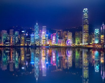 Hong Kong de nuit Hong Kong Ville de nuit Lumières Couleurs