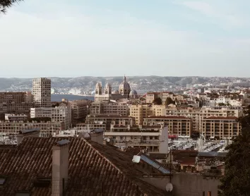 Ville Marseille Bâtiments Ciel 